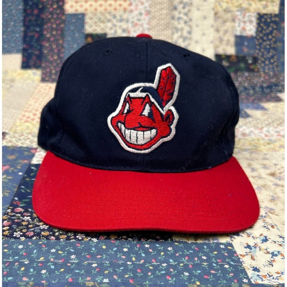 Vintage Cleveland Indians Blockhead American Needle Snapback